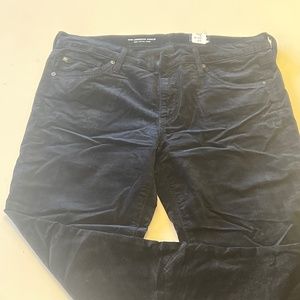 AG Ankle jeans black velvet (pants)